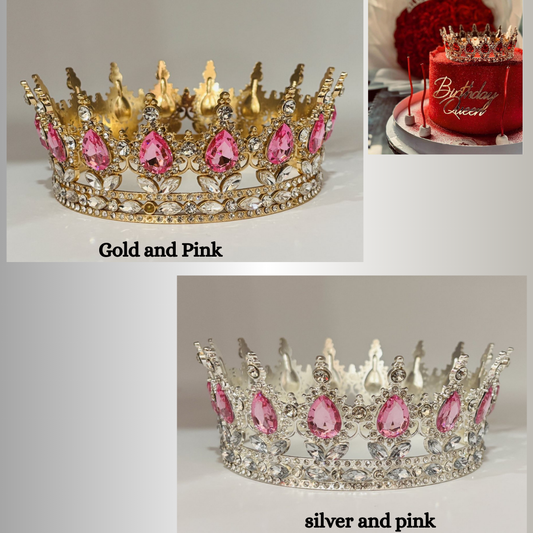 Rhinestone Cake Crown