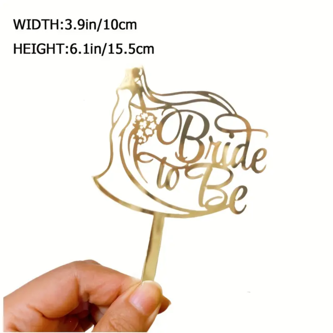 Bride to be Cake Topper