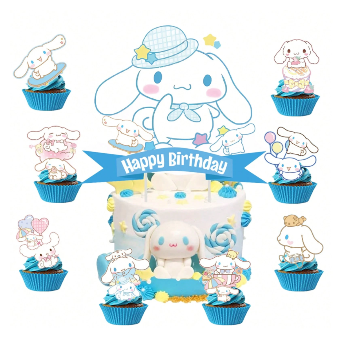 Cinnamoroll Theme Cake Topper