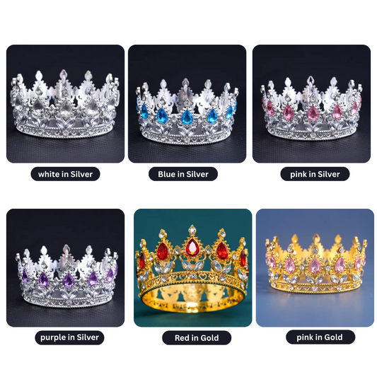 Small Rhinestone Cake Crown