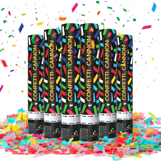 30cm Biodegradable Confetti Cannons Party Poppers