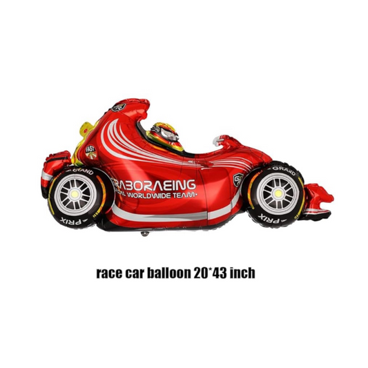 Racing Car Theme Red Foil Car Balloon