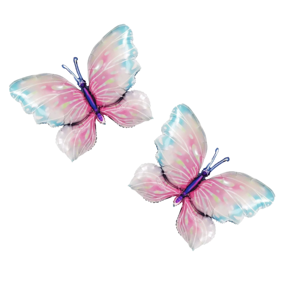2pcs 40inch Foil Butterfly Balloon