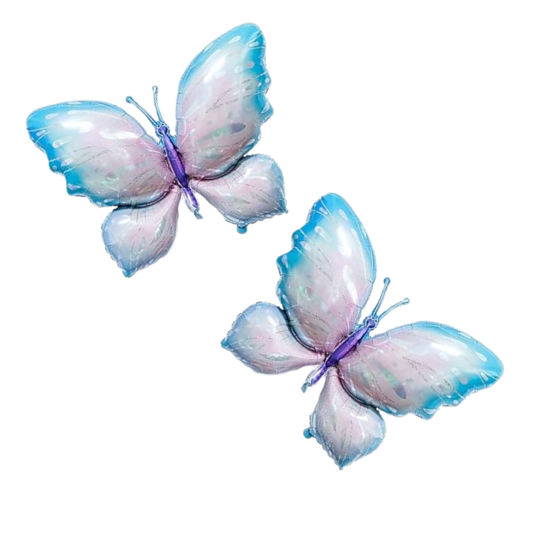 2pcs 40inch Foil Butterfly Balloon
