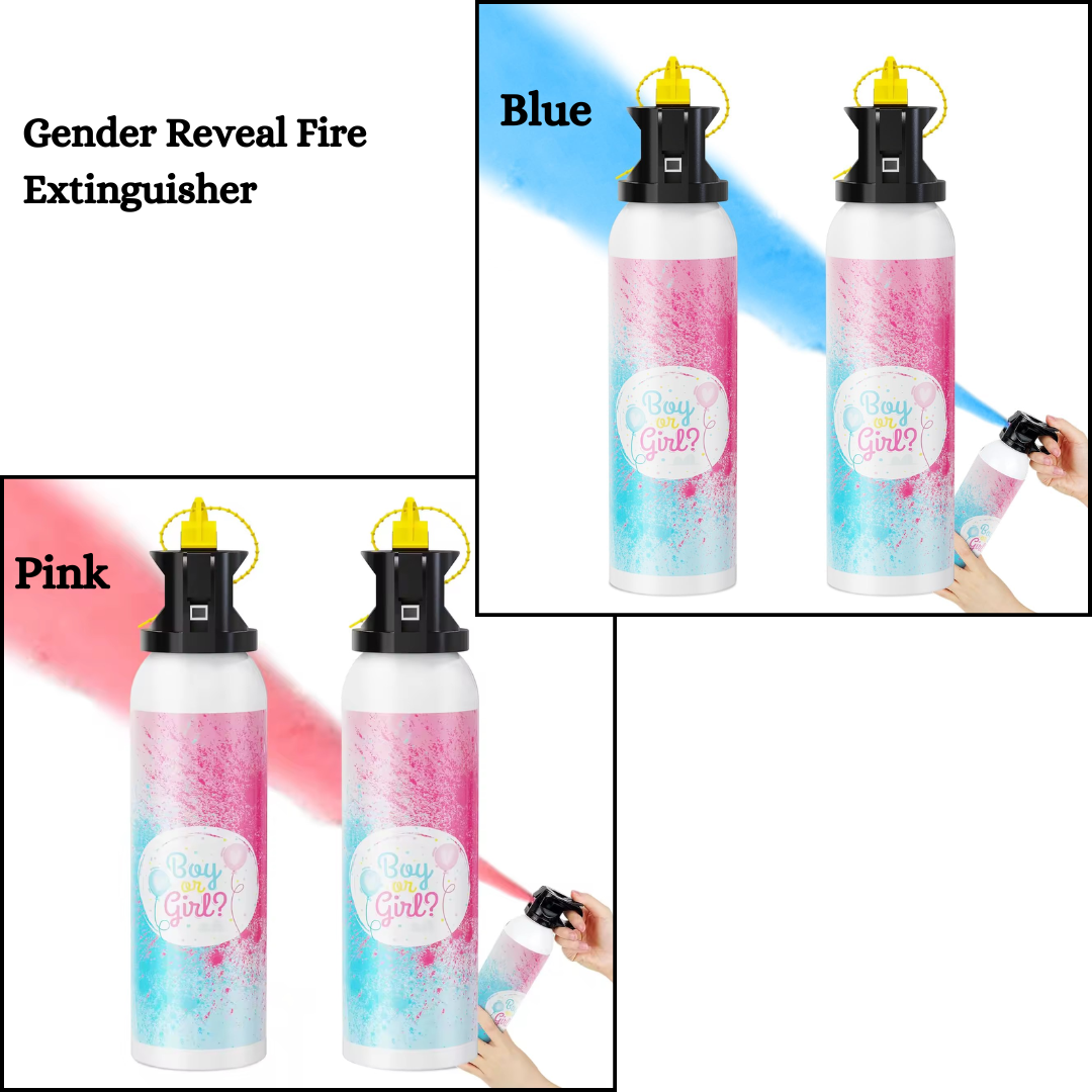 Gender Reveal Fire Extinguisher