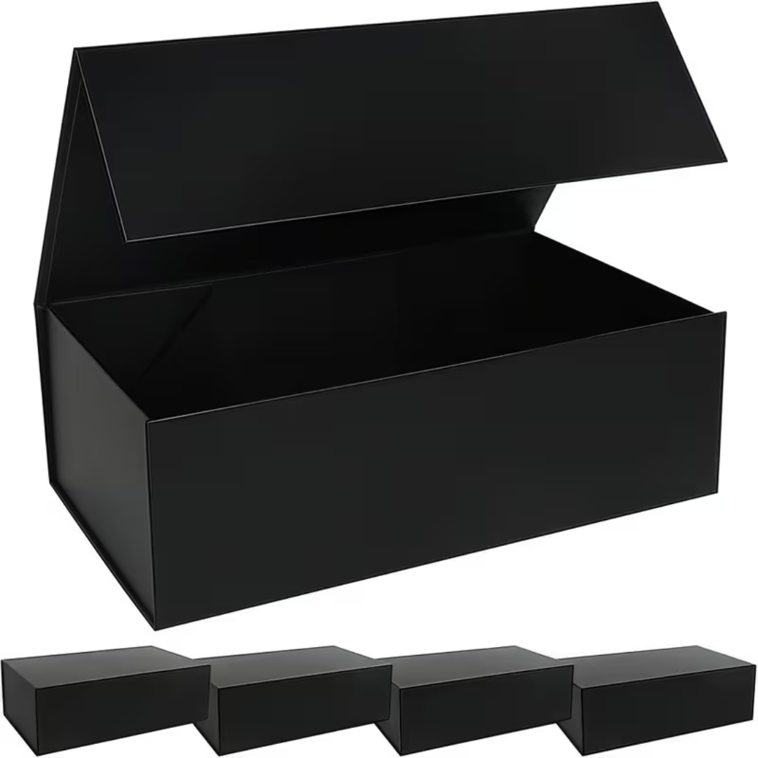 1pcs Black Foldable Gift Boxes