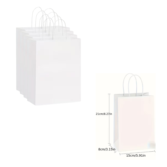White Paper Gift Bag