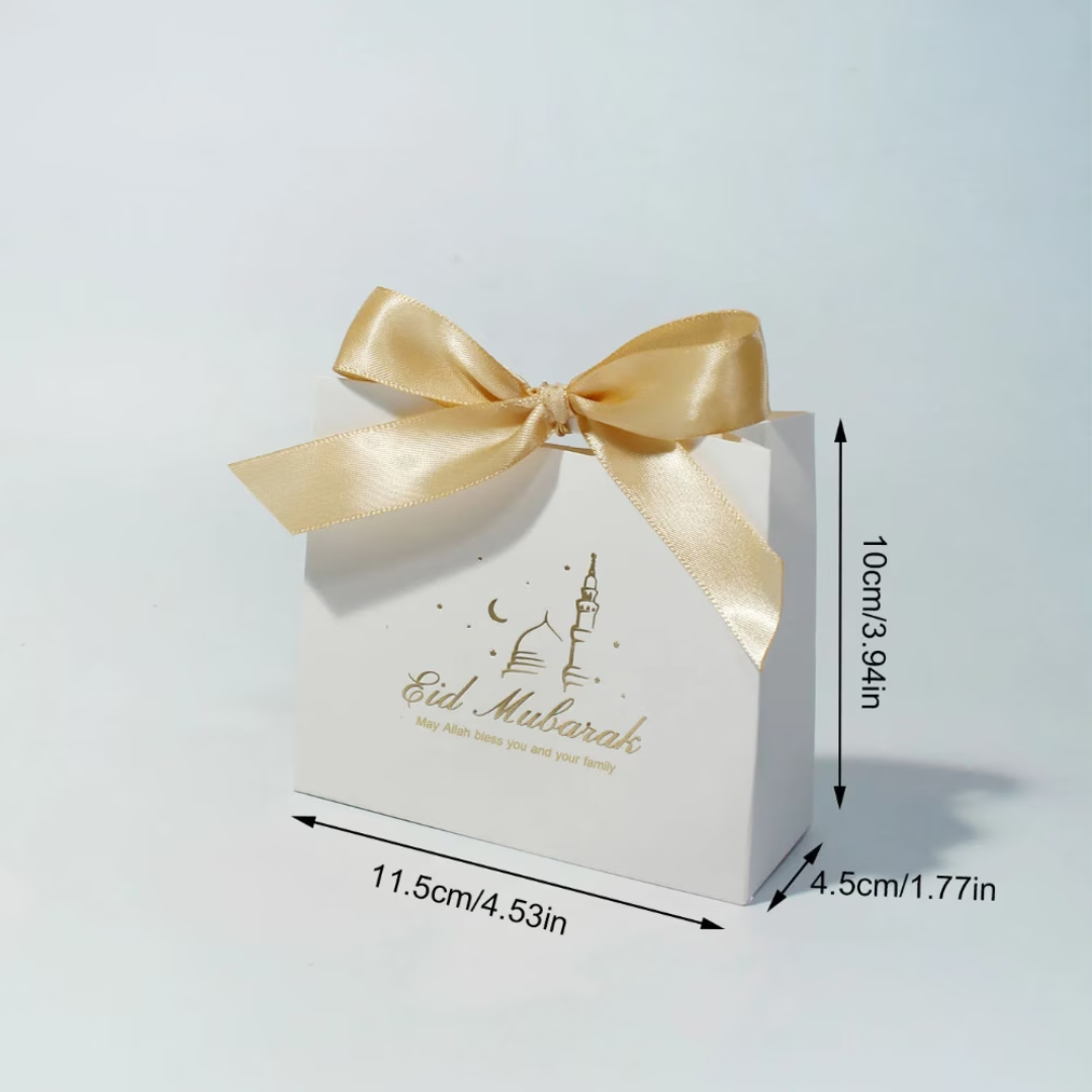 1pcs Black Eid Mubarak Gift Box