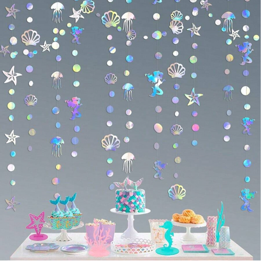 Starfish Theme Hanging Banner