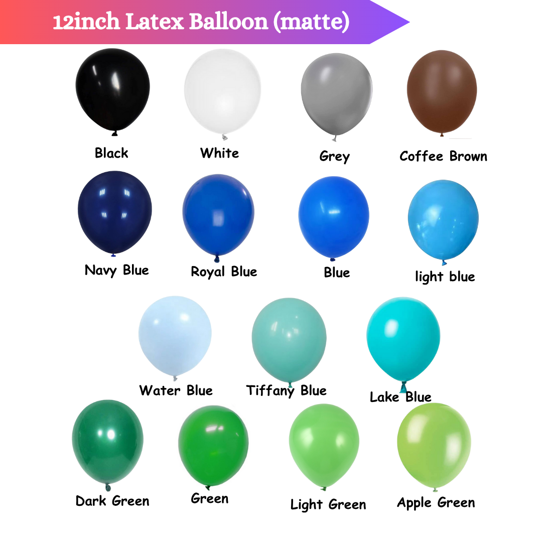 12inch matte Latex Balloon