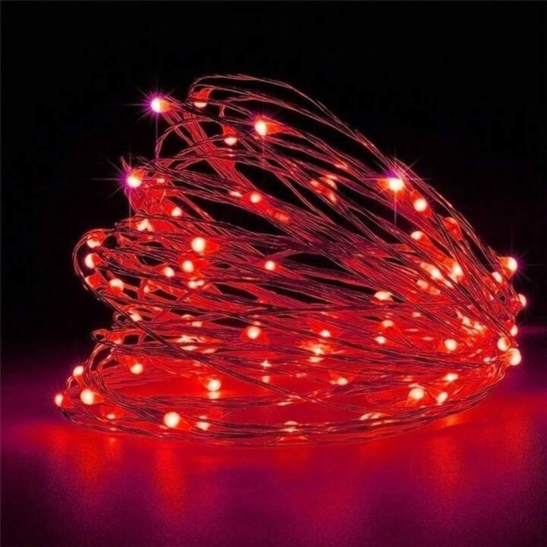 3m/30 LED Red Fairy Lights