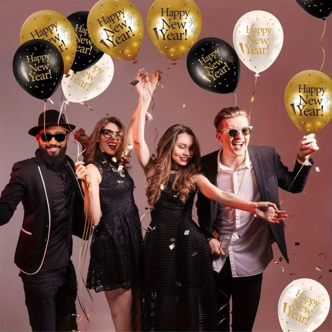 12inch Happy New Year Balloon