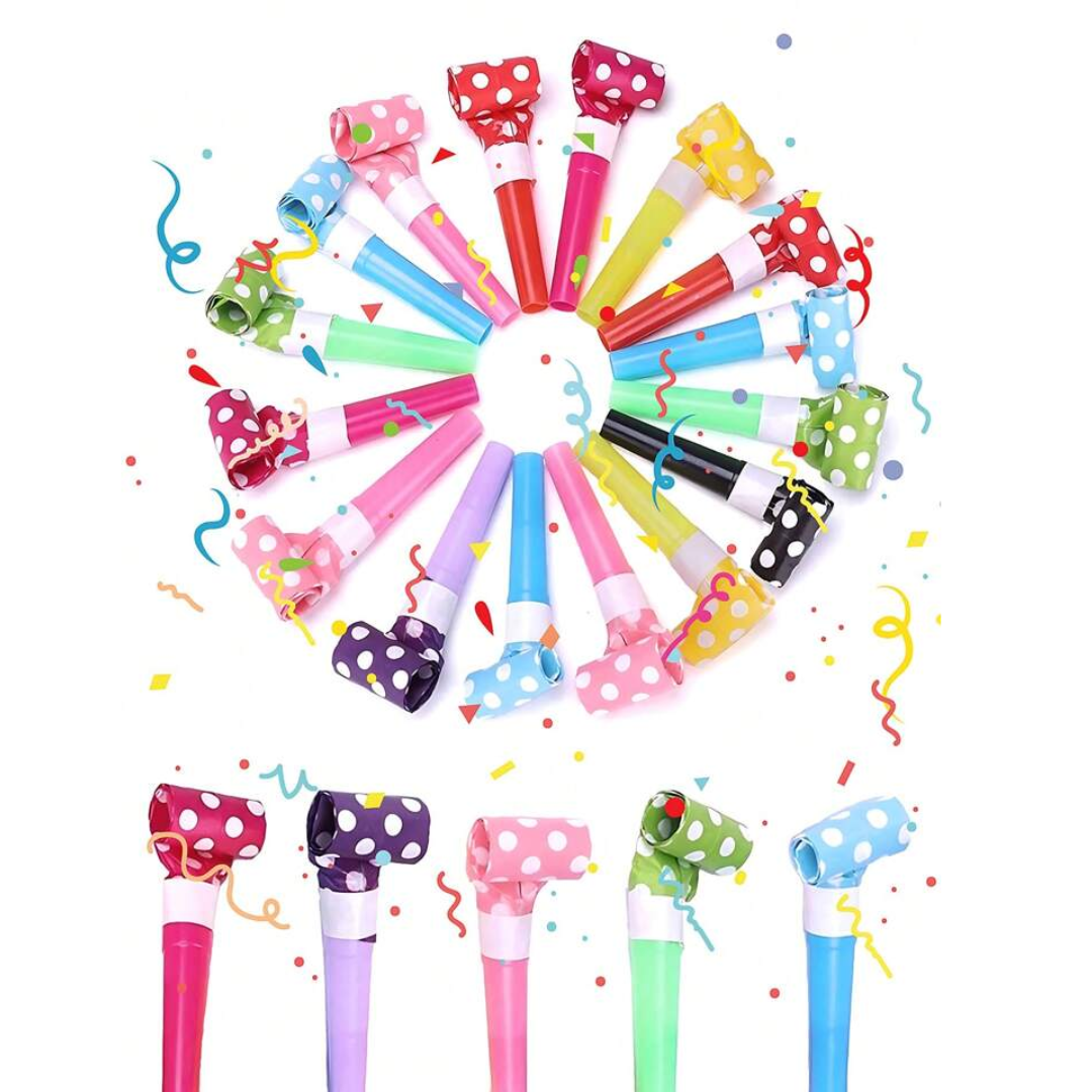20Pcs Polka Dot Party Blowers