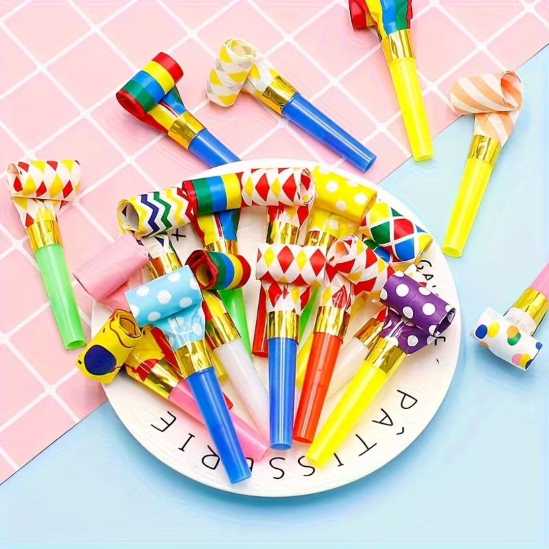 1pcs Polka Dots, Stars, Stripes Party Blowers