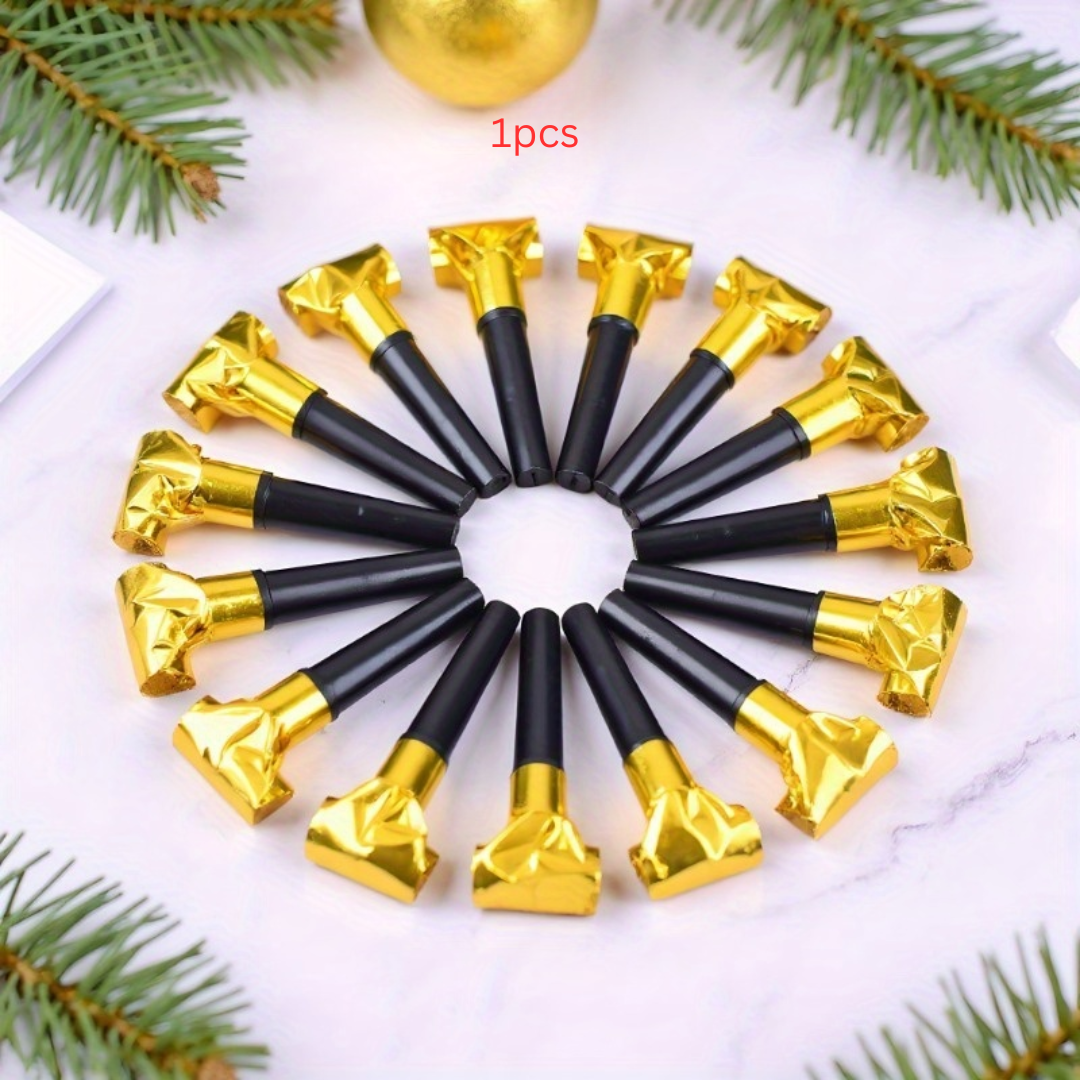 1pcs Black and Gold Party Blowers