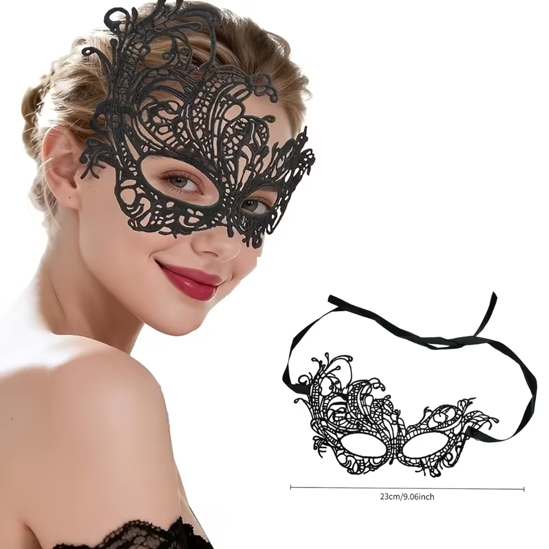 1pcs Ladies Women Black Lace Eye Mask