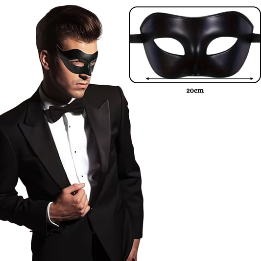 1pc Gents Men Black Venetian Masquerade Mask