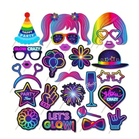 25pcs Party Photo Booth Props