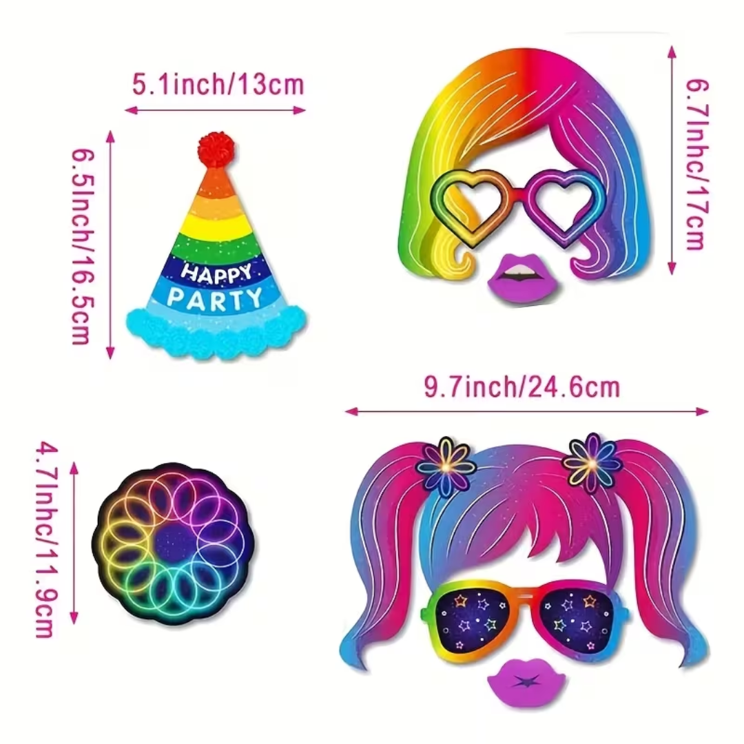 25pcs Party Photo Booth Props