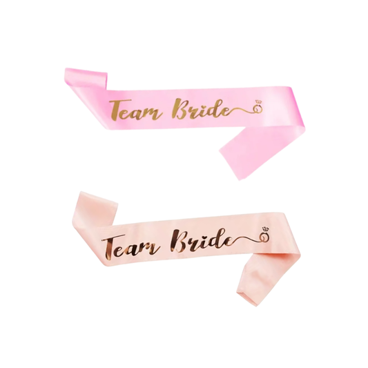 Team Bride sash