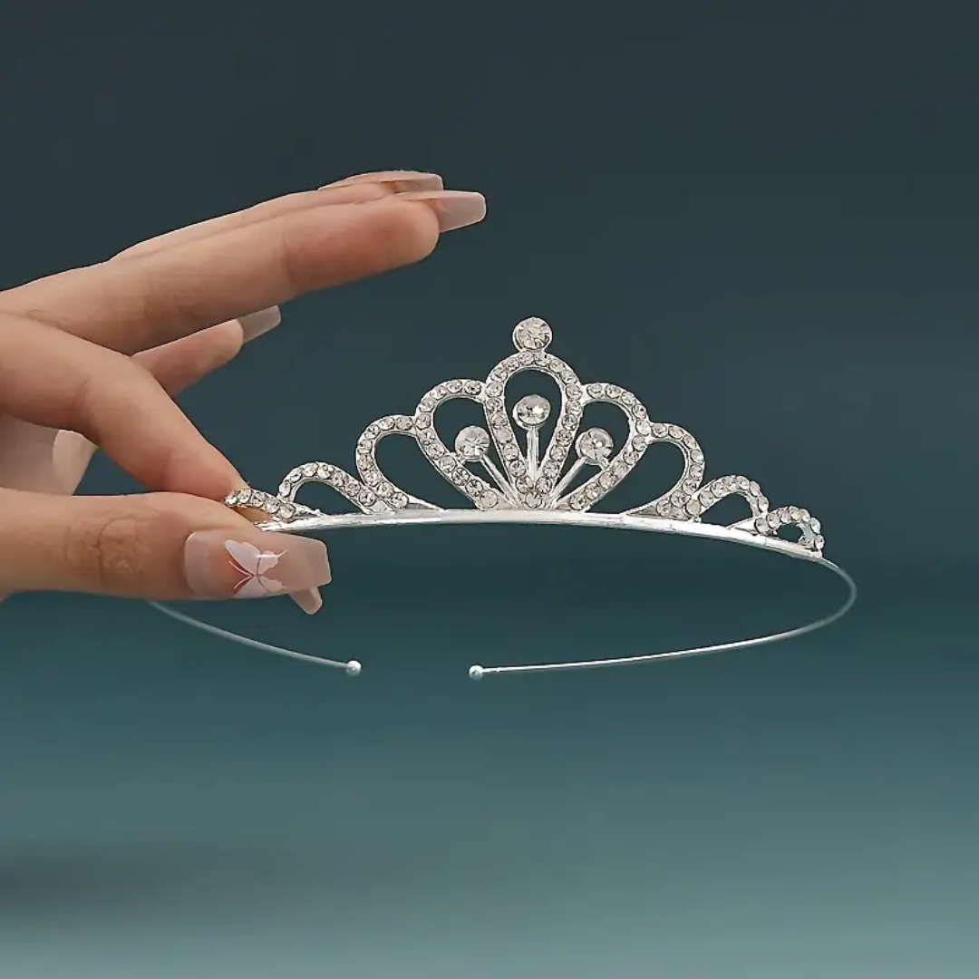 Charming Rhinestone Princess Crown