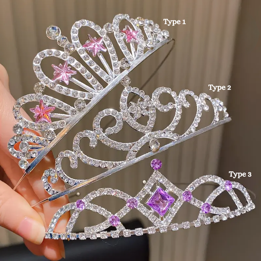 Sparkling Rhinestone Tiara Princess Crown