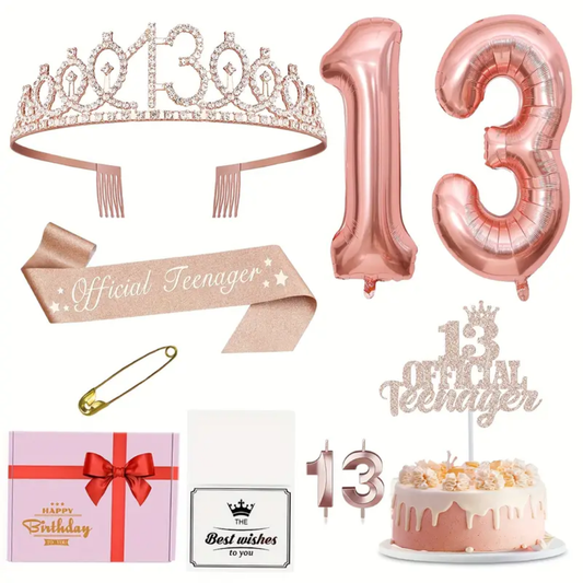 Official Teenager 13th Birthday Party Decorations for Girls