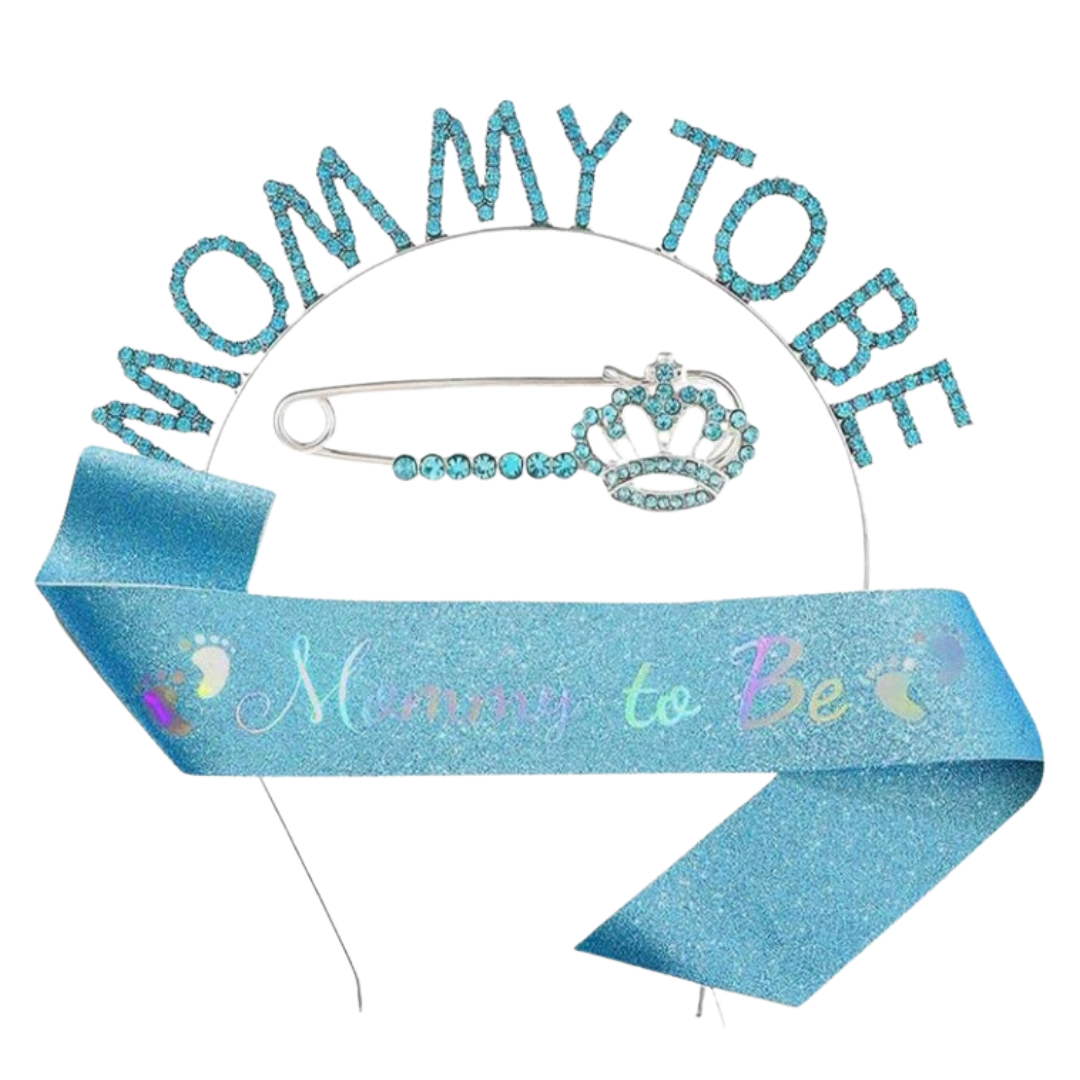 Mommy to be Crown, Pin & Sash