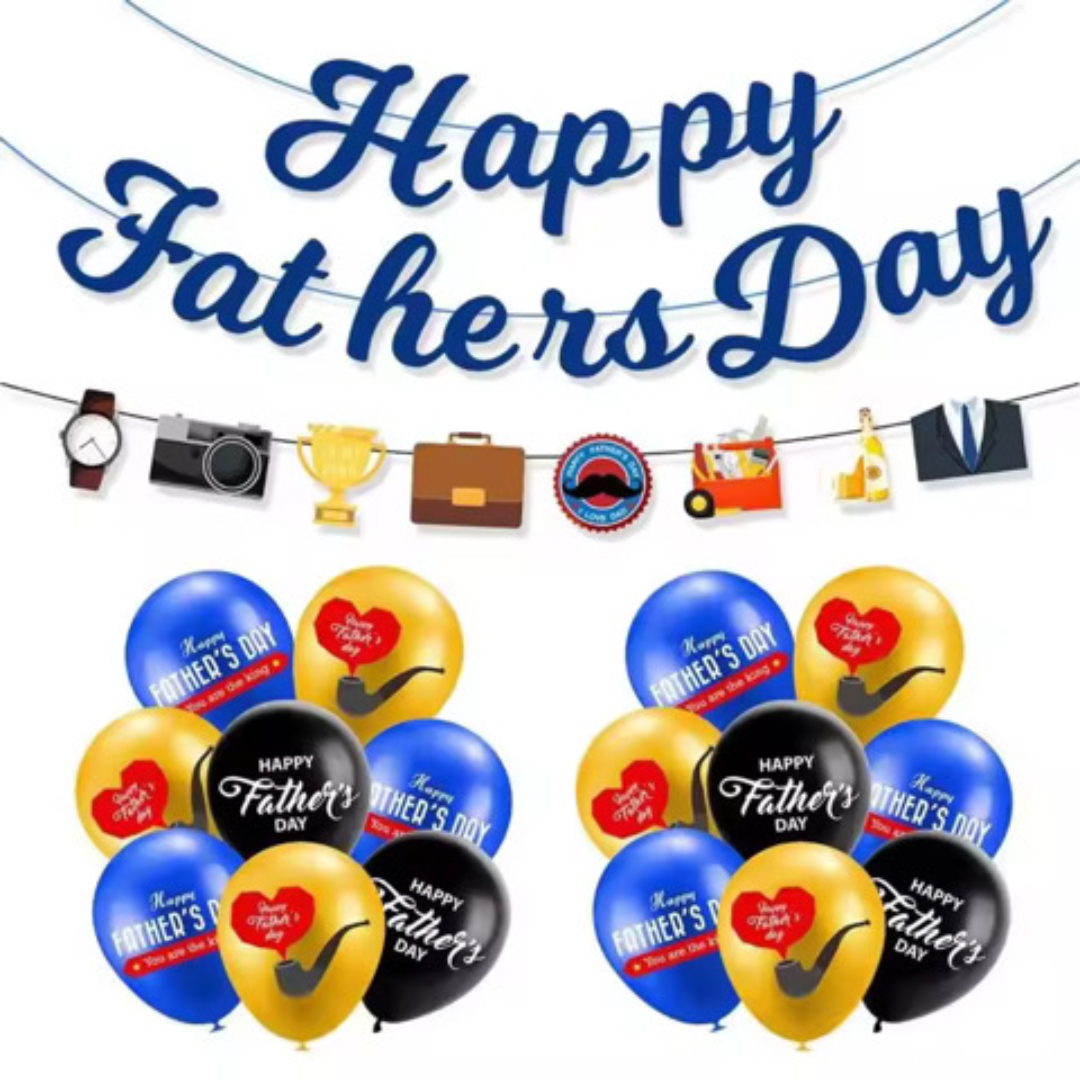16pcs Father's Day Balloon Set