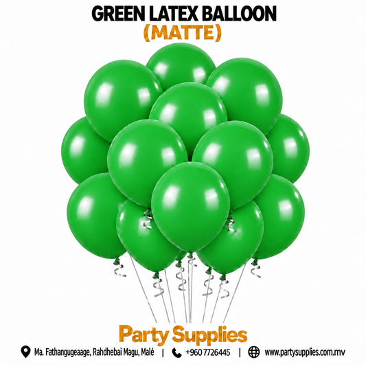Green Latex balloon (Matte)