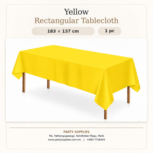 Yellow Rectangular Tablecloth