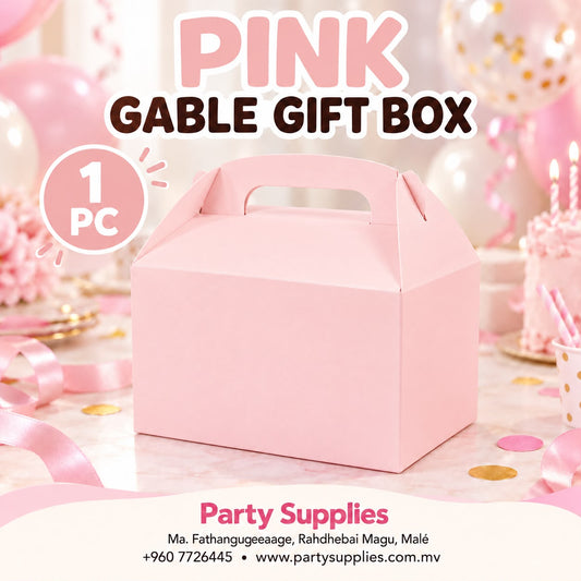 Pink Gable Gift Box – 1 pc