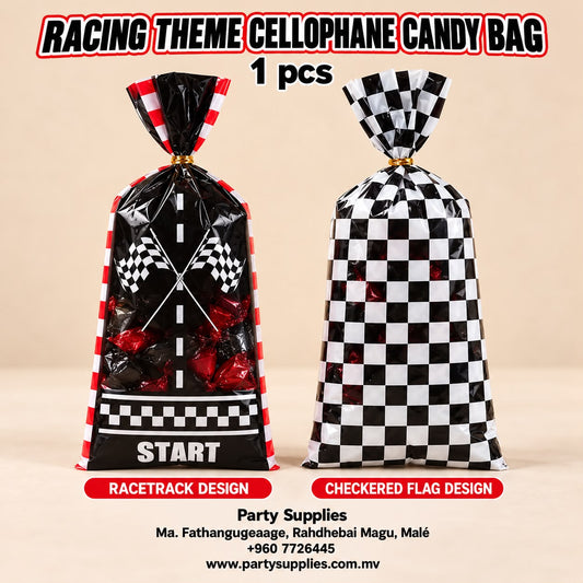 Racing Theme Cellophane Candy Bags!