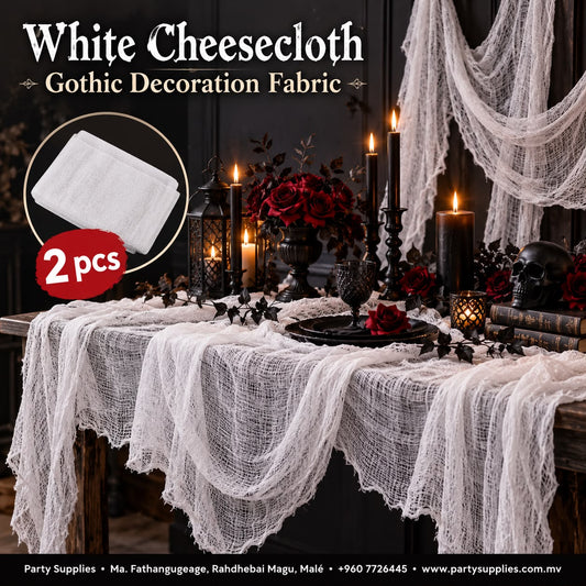 White Cheesecloth – 2 pcs Set