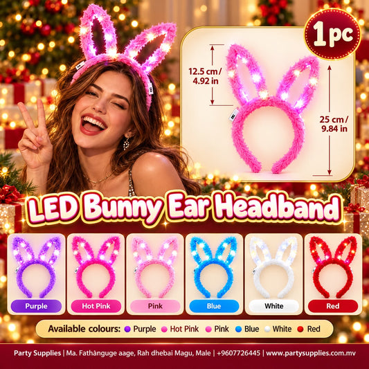 LED Bunny Ear Headband