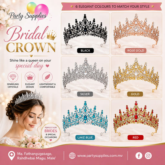 Beautiful Rhinestone Bridal Crown