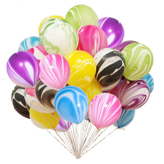 12inch Agate Marble Pattern Balloon