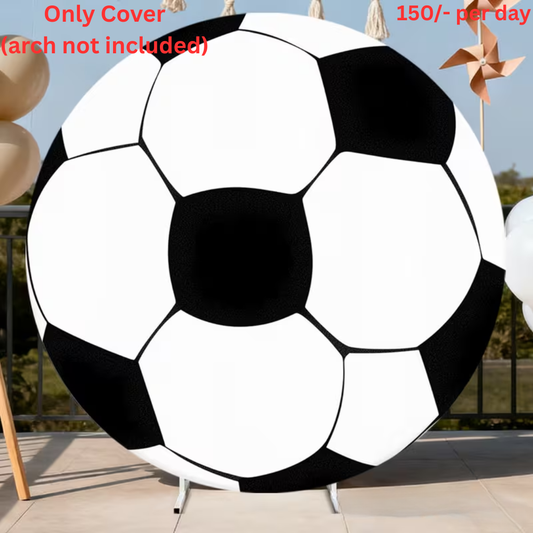 180cm / 70.87inch Football Round Circle Stand Cover for the Rent (arch not included)