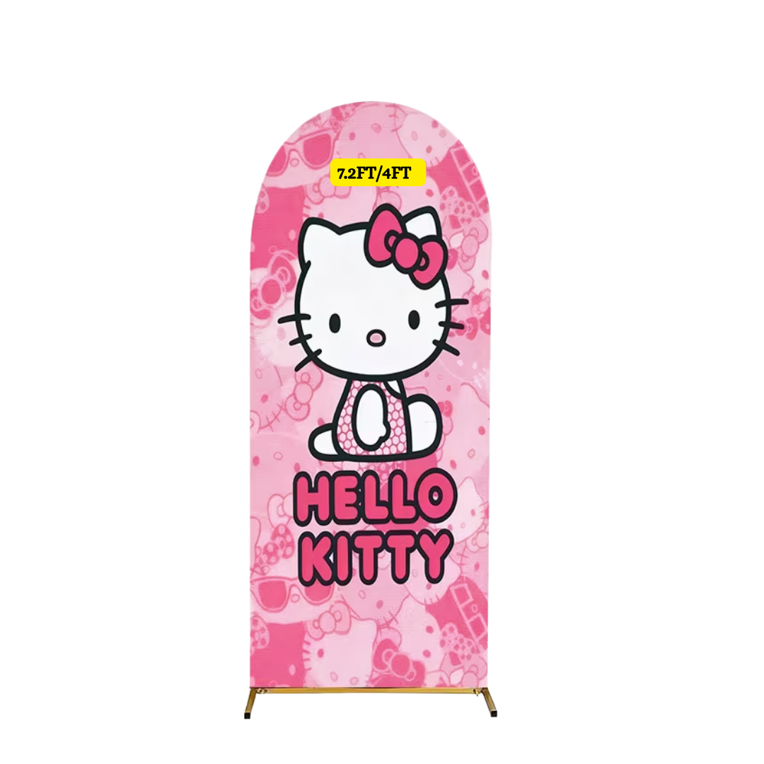 Hello Kitty Hot Pink Fabric Arch Cover (metal arch not included)