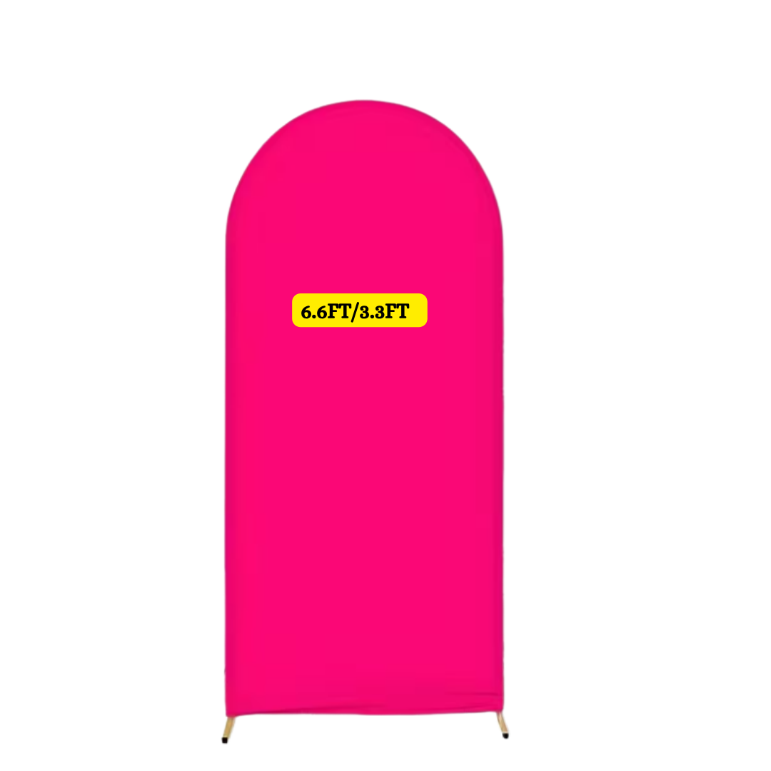 Hot Pink Fabric Arch Cover(metal arch not included)