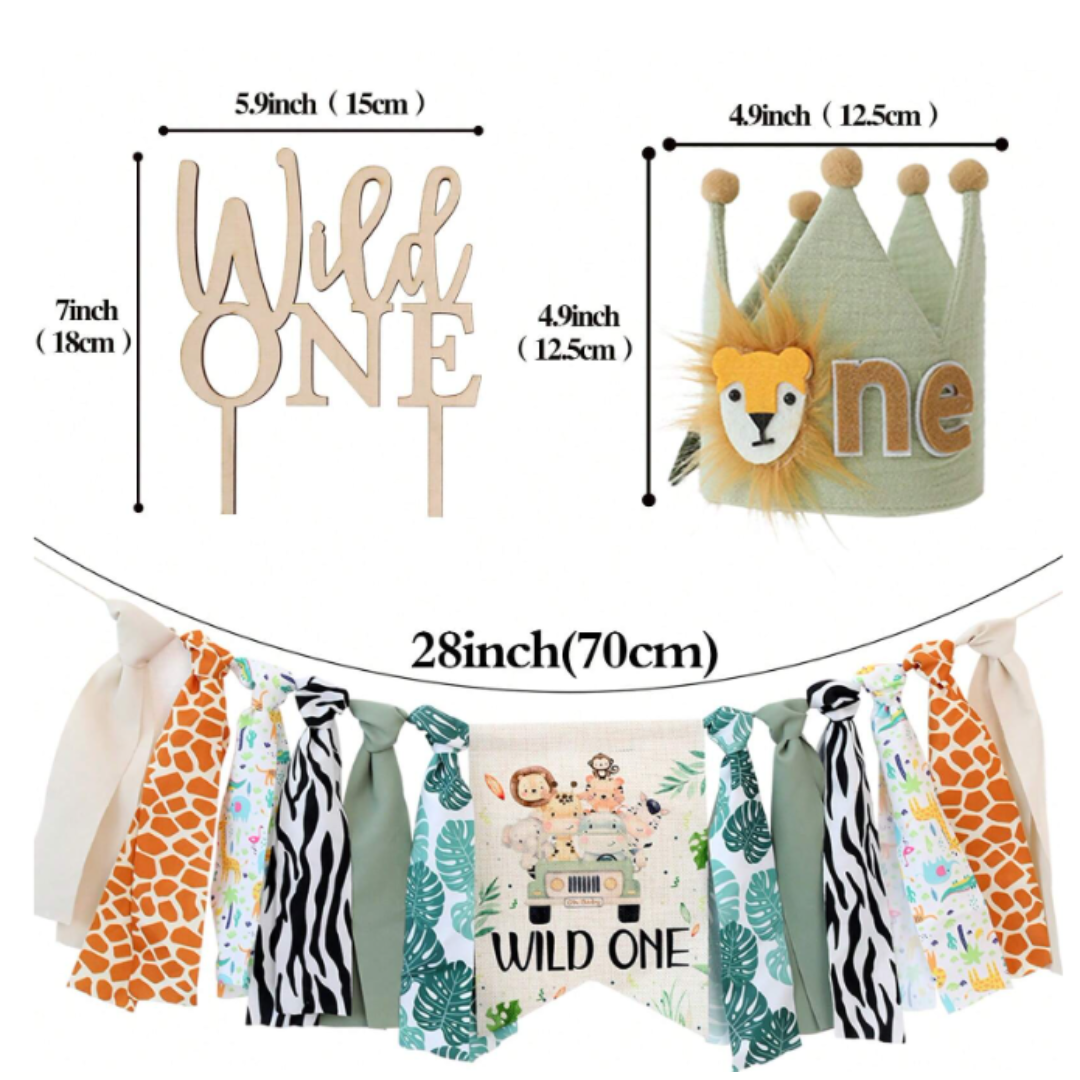 Jungle Theme 1st Birthday Supplies