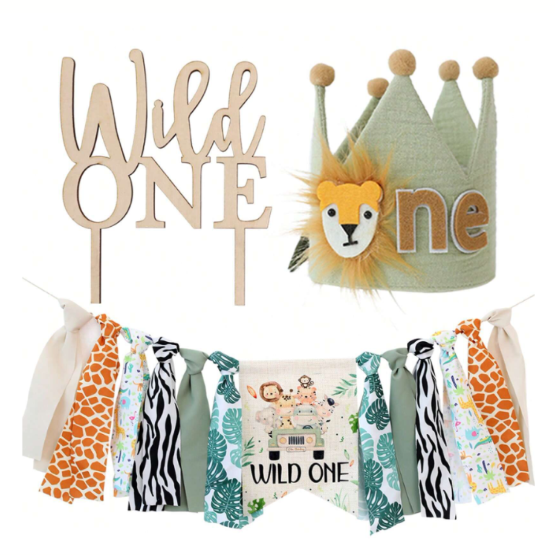 Jungle Theme 1st Birthday Supplies