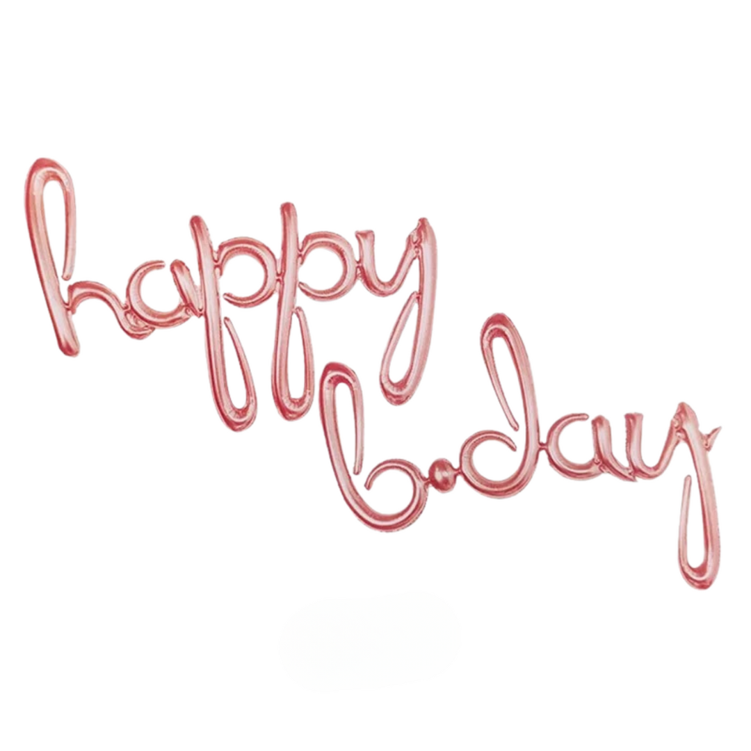 Simple letter Happy birthday banner
