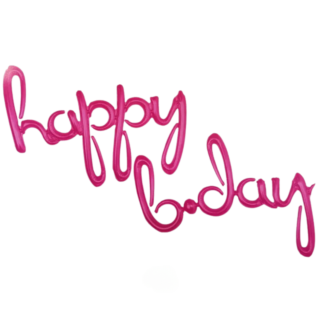 Simple letter Happy birthday banner