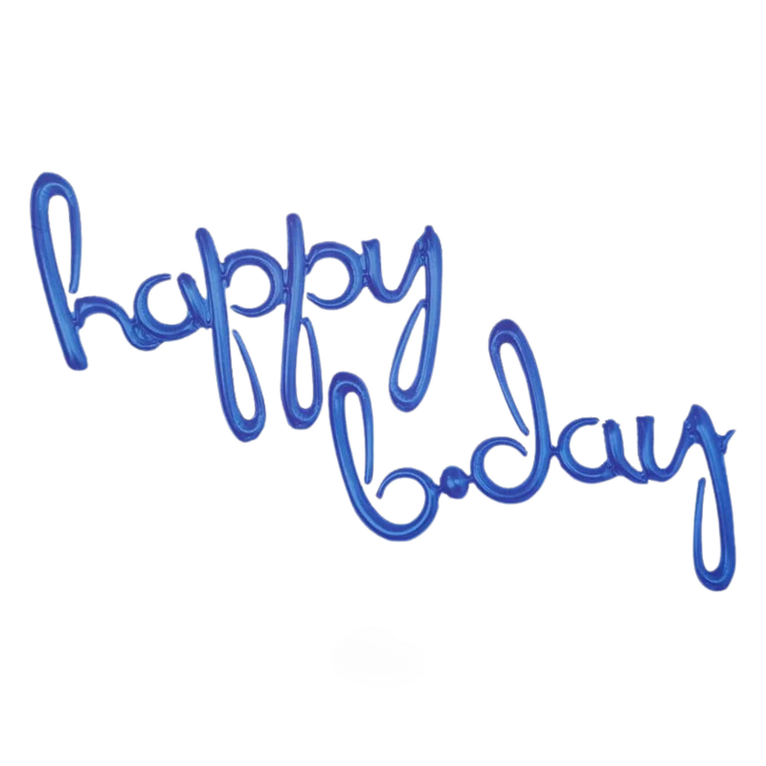 Simple letter Happy birthday banner