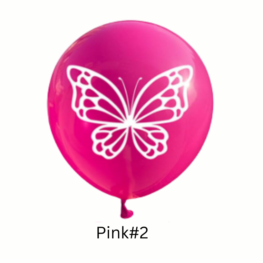 12inch Butterfly Print Latex Balloons