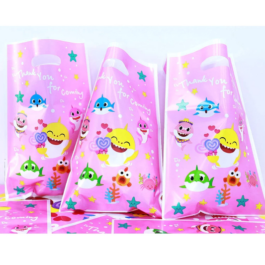 Pink Baby Shark Candy Bag
