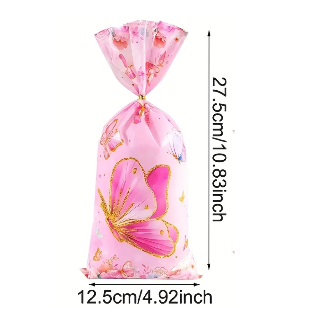1pcs Pink Butterfly Candy Bag