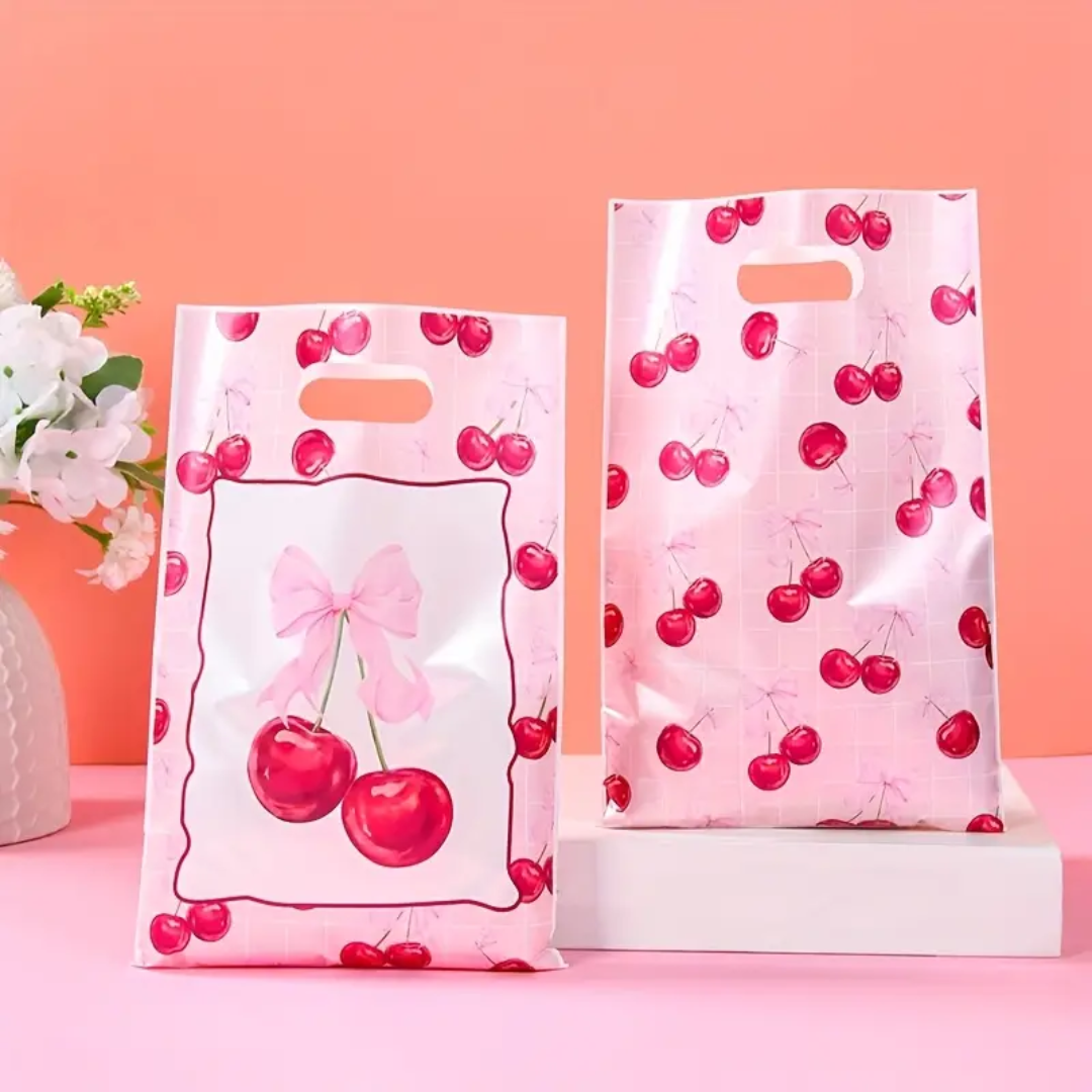 Red Cherry Candy Bag