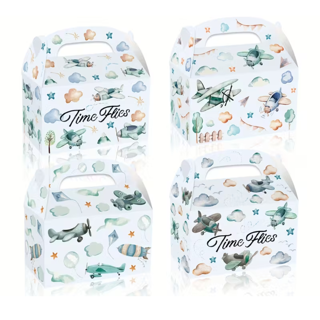 Airplane theme Paper Party Gift Box